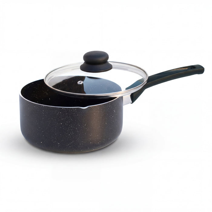 FryNest 8-Inch Induction Nonstick Sauce Pot with Glass Lid