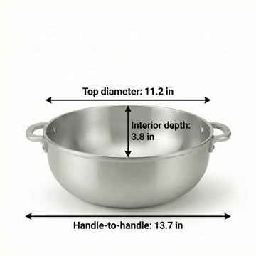 FryNest 11-Inch Caldero Pot with Glass Lid