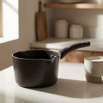 FryNest 7-Inch Induction Nonstick Milk Pan with Pour Spout