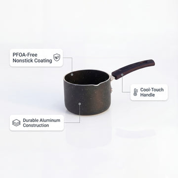 FryNest 4-Inch Nonstick Butter Warmer with Pour Spout