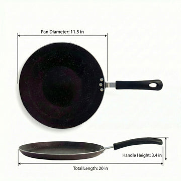FryNest 12-Inch Induction Nonstick Tawa Griddle