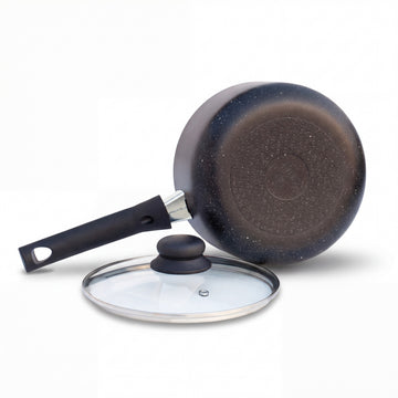 FryNest 8-Inch Induction Nonstick Sauce Pot with Glass Lid
