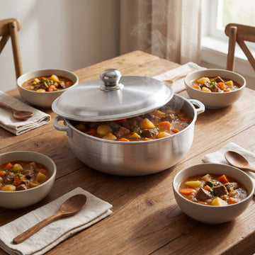 FryNest 11-Inch Caldero Pot with Silver Lid
