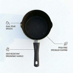 FryNest 5-Inch Nonstick Milk Pan with Pour Spout - FryNest Milk Pan detail image 4