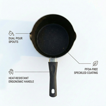FryNest 5-Inch Nonstick Milk Pan with Pour Spout