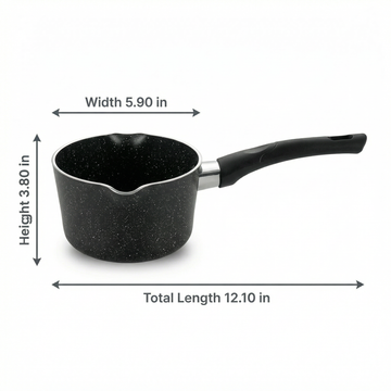 FryNest 5-Inch Nonstick Milk Pan with Pour Spout